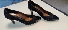 Peter Kaiser Pumps Damen High Heels Stiletto Peep Toes Gr. EU 38 * schwarz Leder
