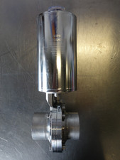 Scheibenventil DN 65 mit pneumatischem Antrieb Edelstahl Kieselmann EPDM