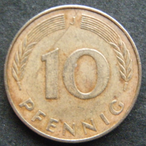 Deutschland brd 10 pfennig - deutschland, /