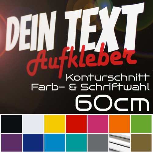 60cm aufkleber eigener text - aufkleber,