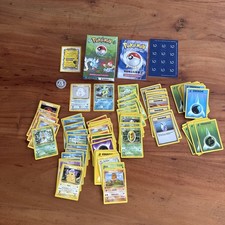 Pokemon TCG Themendeck Überwuchs Base Set Karten Deutsch 1999 Top + Extras Mint