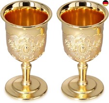 Vintage Messing Weinkelch