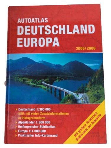 Autoatlas deutschland europa - autoatlas,