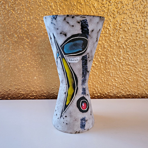 Scheurich keramikvase abstrakt - keramikvase,