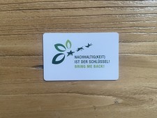 Europa-Park Rust Karte/Card NACHHALTIGKEIT IST DER SCHLÜSSEL