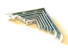 Stuhlwinkel blau verzinkt, Winkelverbinder, Metallwinkel, Möbelwinkel