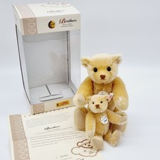 Steiff 676208 Teddybären Set Brothers limitiert 1500 aus 2005 15 / 28 cm Japan