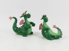 Elliot das Schmunzelmonster === 2 x Drache Figur Walt Disney Bully Bullyland