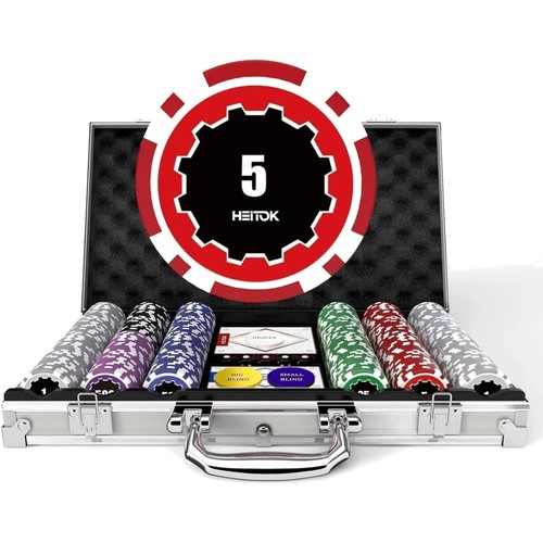 Poker chips set 300 stück - poker,
