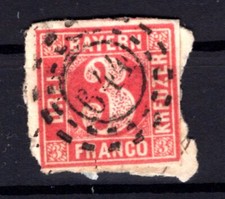 BAYERN NUMMERNSTEMPEL oMr 644 NORDENDORF gest. (T8689