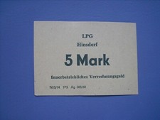 DDR-Ersatzgeld, 5 Mk