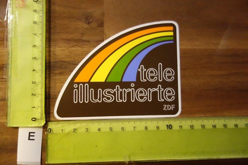 Alter aufkleber fernsehen - aufkleber, tv