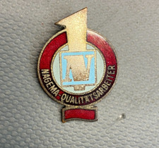 Anstecknadel Pin DDR NAGEMA Kombinat Qualität Mitarbeiter Dresden [4064-8]