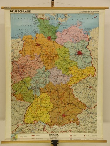 Schul wandkarte brd und - schul-wandkarte,
