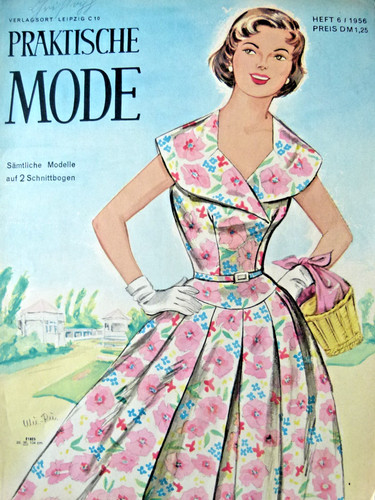 Modeheft praktische mode 1956 - modeheft,