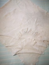 Tagesdecke Doppelbett gehäkelt Baumwolle