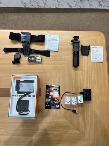 Sony fdr x3000r action cam - 4k,