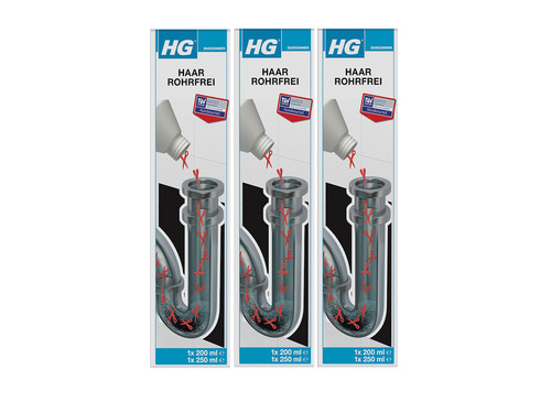 Haar rohrfrei 3er - hg,