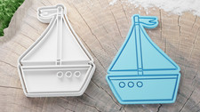 Segelboot Ausstecher / Fondant