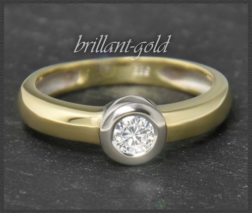 Diamant solitär ring - diamant,