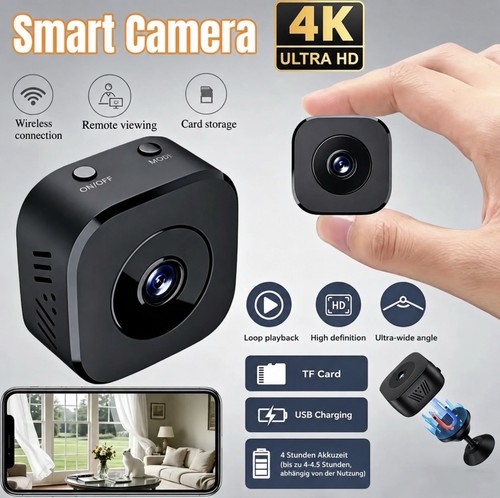 Wlan mini kamera mit - 4k,