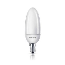 Philips Energiesparlampe Softone Kerzen 12W = 52W E14 matt 610lm warmweiß 2700K