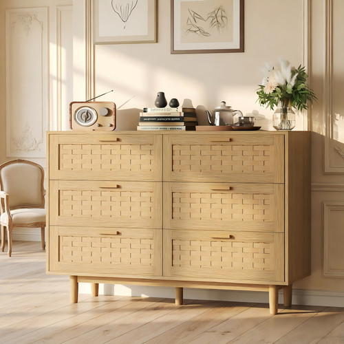 Rattan kommoden schrank - rattan-kommoden, 6