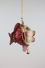 Katherine's Collection Kissing Fish Hängedekoration Baumschmuck (452-18 II3)