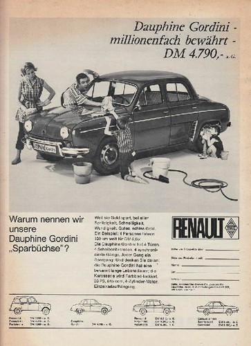 Renault dauphine gordini - dauphine,