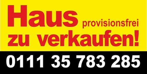 Werbebanner haus verkaufen - werbebanner,