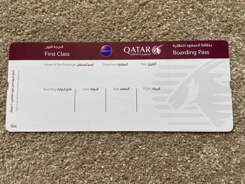 Qatar airways first class - -,