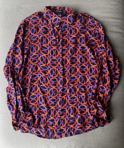 Versace vintage seidenhemd - versace,