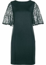 Trendiges Kleid Gr. 38 Petrolgrün Partykleid Abendkleid Cocktailkleid Neu