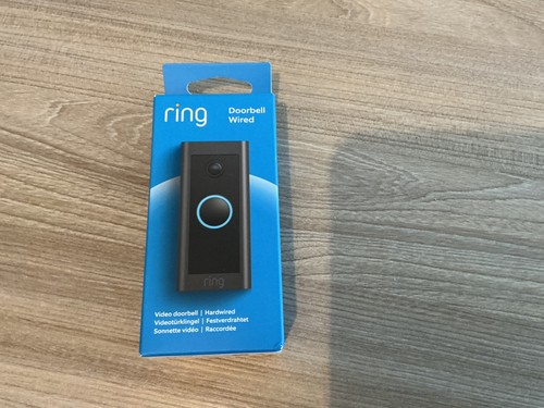 Ring doorbell wired schwarz - doorbell,