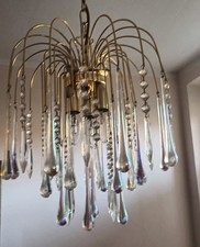  Murano Glastropfen Kronleuchter Lüster Vintage 