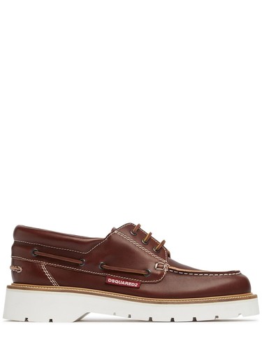 Dsquared2 bootsschuhe leder - bootsschuhe,