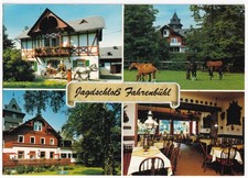 AK Kirchenlamitz, Jagdschloß Fahrenbühl, Hotel-Pension-Café, aus 1990, gelaufen
