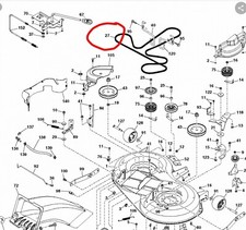 HUSQVARNA DECK ANTRIEBSRIEMEN Jahr 2018 ab TC138 TC138M TC139 TC238 TC 138 238