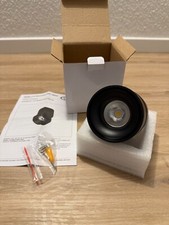 EVN Decken- & Wandanbauleuchte LED IP20 Schwarz Anbau 9 Watt 3000K AS20090902