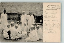 13284812 - Mombasa Swahili Gamblers Spieler Kolonien Deutsch Ostafrika 1908