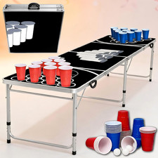 Klappbarer Bierpong Tisch Set