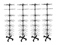 4 x Rollbares Verkaufsständer