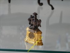 Erhard und Söhne, Kaminuhr, Ormolu, No. 4800, für die Puppenstube, 4D329-3