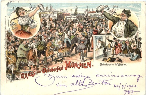 München gruss vom - münchen,