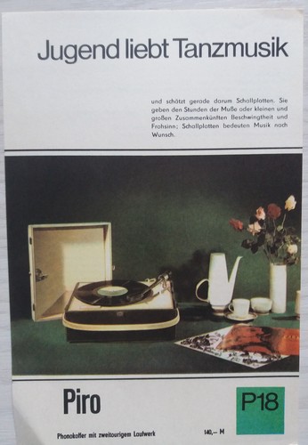 Piro phonokoffer ddr 1968 - piro,