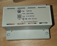 Mehne 3410/20 Transformator Kleintransformer PRI 220V 50Hz SEC 8-12-20V 2,0A