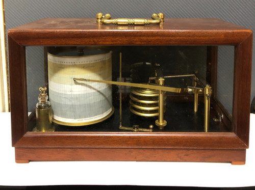 Barograph mahagoni - im, +