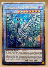 Blauäugiger Chaos MAX Drache Quarter Century Rare NEU Yugioh 1. Auflage RA04-051