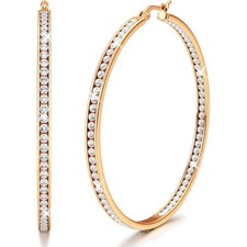 Creolen Ohrringe Edelstahl