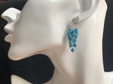 Elegant Blue Apatite Faceted